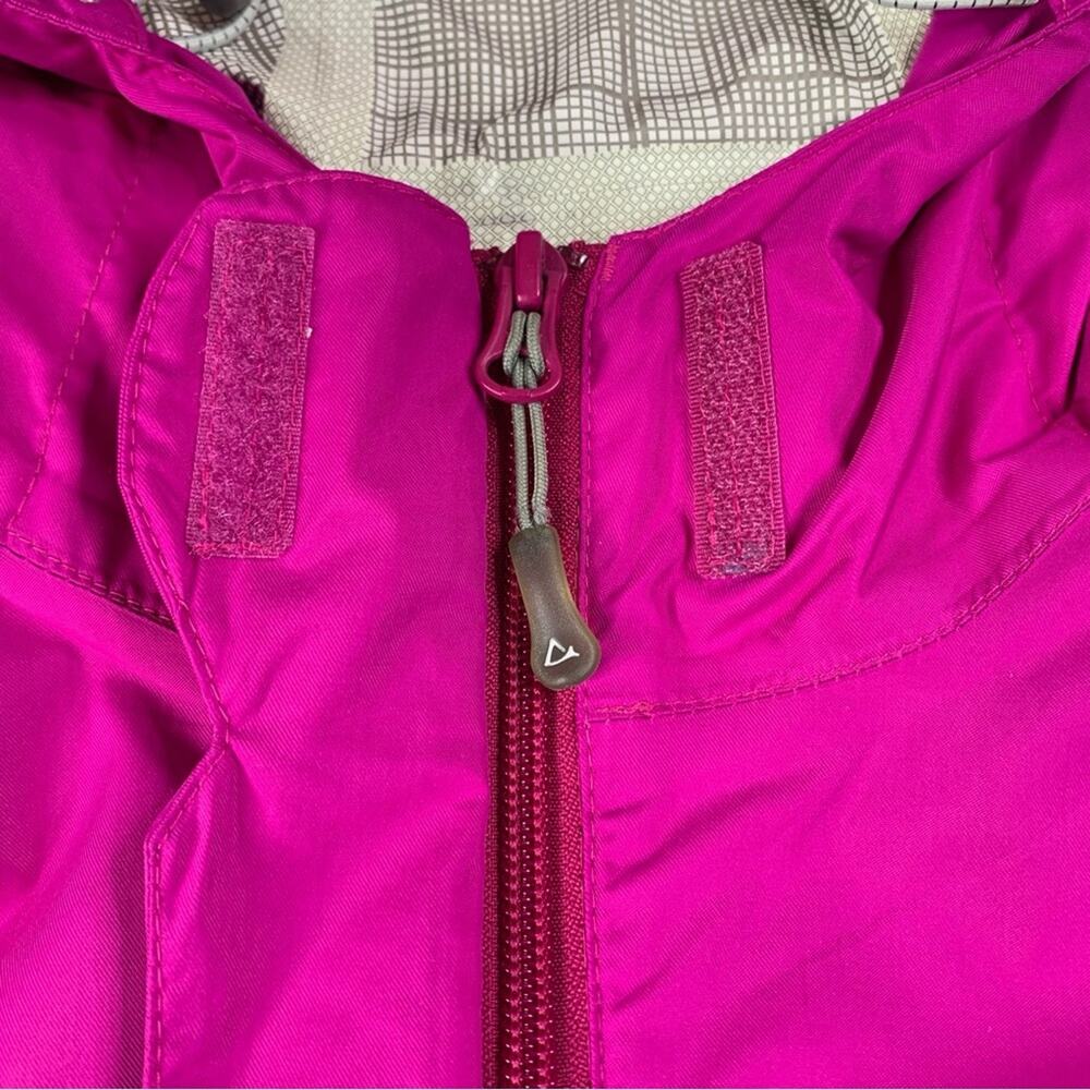 Paradox Lightweight Hooded Rain Jacket Magenta Size M Waterproof Travel Raincoat - Picture 3 of 14